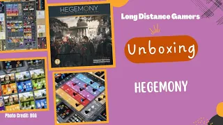 Hegemony: Lead Your Class to Victory: Unboxing