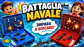 BATTAGLIA NAVALE | Gioco di Battaglie in Mare per 2 Giocatori | Tutorial 122 Come si gioca