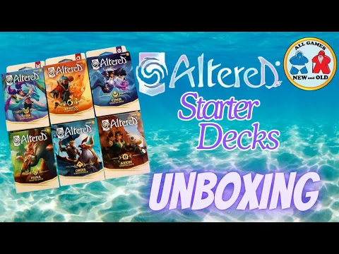 Unboxing the Altered Starter Decks