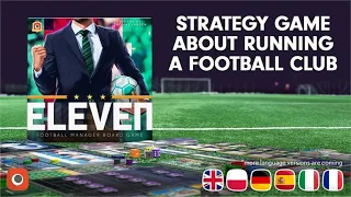 Eleven Football Manager Board Game - crowdfunding trailer