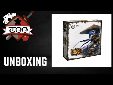 SiegeStorm: The SiegeMode Board Game Unboxing