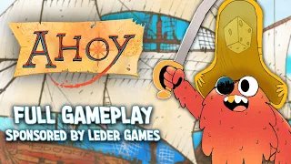 AHOY (Leder Games) FULL PLAYTHROUGH - (2-Player Game Play)