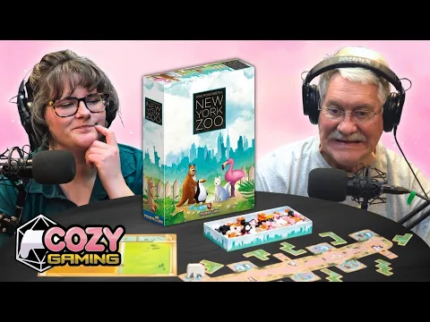 New York Zoo Board Game Playthrough | Tile Placement & Animal Breeding