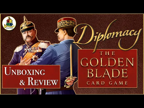 Diplomacy: The Golden Blade Card Game - Unboxing and Review
