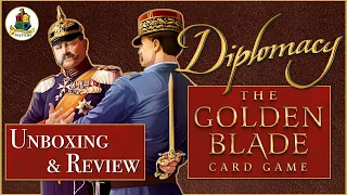 Diplomacy: The Golden Blade Card Game - Unboxing and Review
