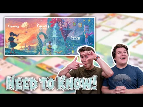 Canvas | Art Card Drafting and Crafting Board Game | Everything You Need To Know in 19 Minutes!