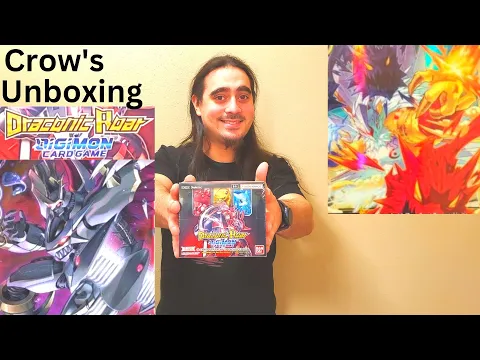 Crow's unboxing Digimon the card game EX 03 Draconic Roar
