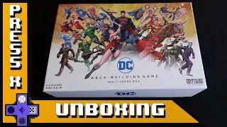 DC Deck-Building Game Multiverse Box UNBOXING + REVIEW