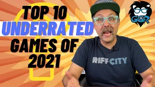 Top 10 Underrated Board Games of 2021 from Grant's Game Recs