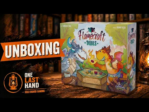 Flamecraft Duels — Unboxing | Cozy 2-Player Dragon Puzzle