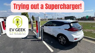 I Charged My Chevy Bolt on a Tesla Supercharger & Here's What Happened!