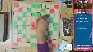 Playing Squarin' Off - Board Game - Full Match - March 14, 2025 #boardgame #playthrough