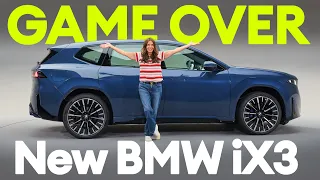 FIRST LOOK: all-new BMW iX3. 500 mile range, 20 minute charging. Game over?