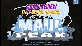 Maul Peak Board Game Review