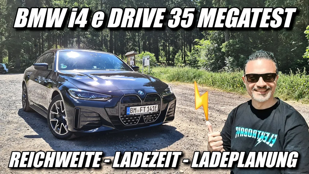 BMW i4 e Drive 35 Megatest! Echte Reichweite - Ladezeit - Software #elektroauto #bmw #bmwi4