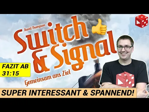 Switch & Signal - Richtig gutes, knackiges Familien-Koop Spiel. Super thematisches Zugspiel!