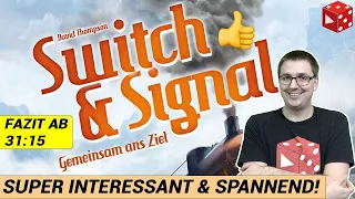 Switch & Signal - Richtig gutes, knackiges Familien-Koop Spiel. Super thematisches Zugspiel!