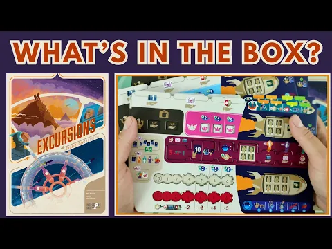 Excursions Board Game Full Unboxing!