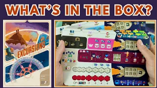 Excursions Board Game Full Unboxing!