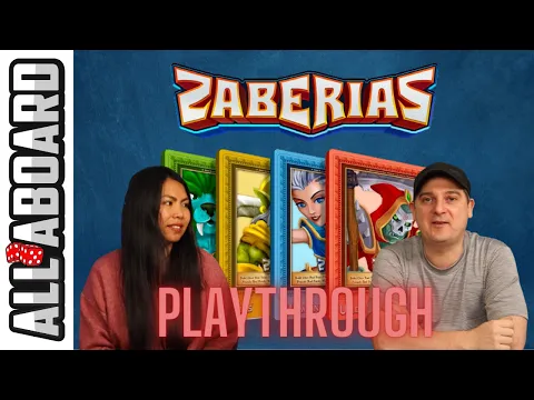 ZABERIAS | Board Game | 2 Player Playthrough | How to Play and Full Playthrough
