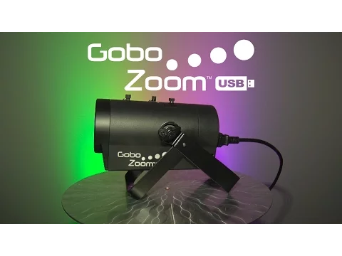 Product video thumbnail for Chauvet Gobo Zoom USB Gobo Projector with USB DMX