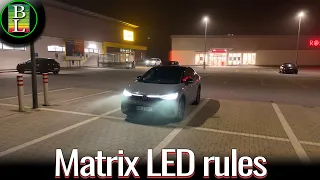 VW ID.5 2026 Night Review - Ambient Light, Matrix LED, High Beam Assist & Interior Lighting
