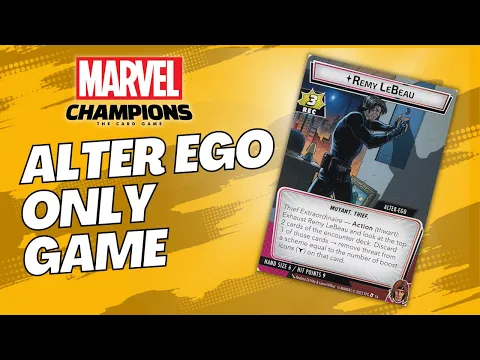 Marvel Champions Gambit Justice Vs. Expert Mansion Attack