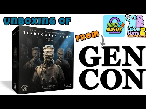 Unboxing of Terracotta Army from GenCon 2022 | Board & Dice