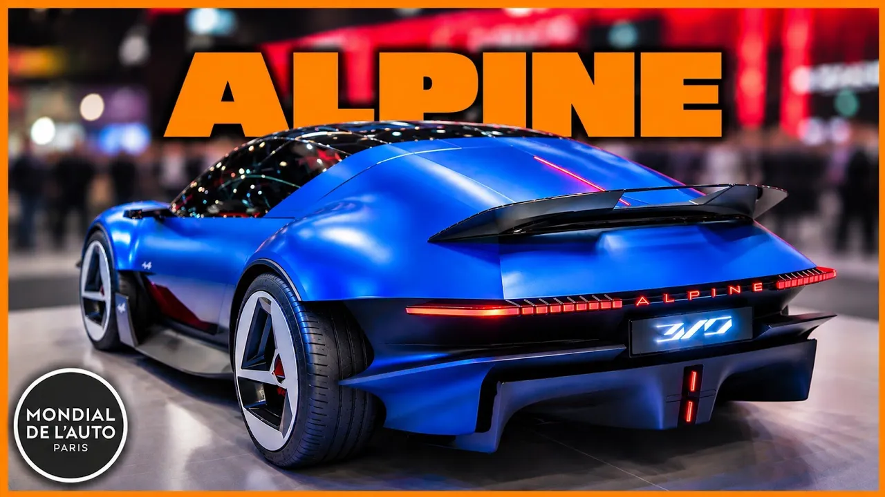 ALPINE A310 | Un Concept-car qui préfigure l’avenir d’Alpine ? | MONDIAL DE L’AUTO PARIS 2026