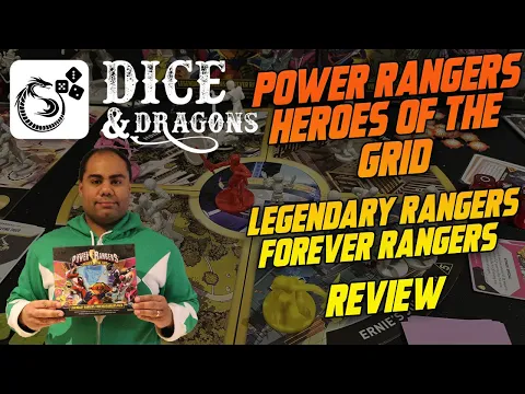 Dice and Dragons - Power Rangers Heroes of the Grid Legendary Rangers Forever Rangers Pack Review