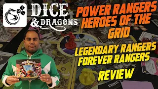 Dice and Dragons - Power Rangers Heroes of the Grid Legendary Rangers Forever Rangers Pack Review