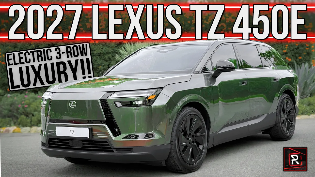 Meet The Newest Lexus 3-Row EV! | 2027 Lexus TZ 450e Detailed First Look