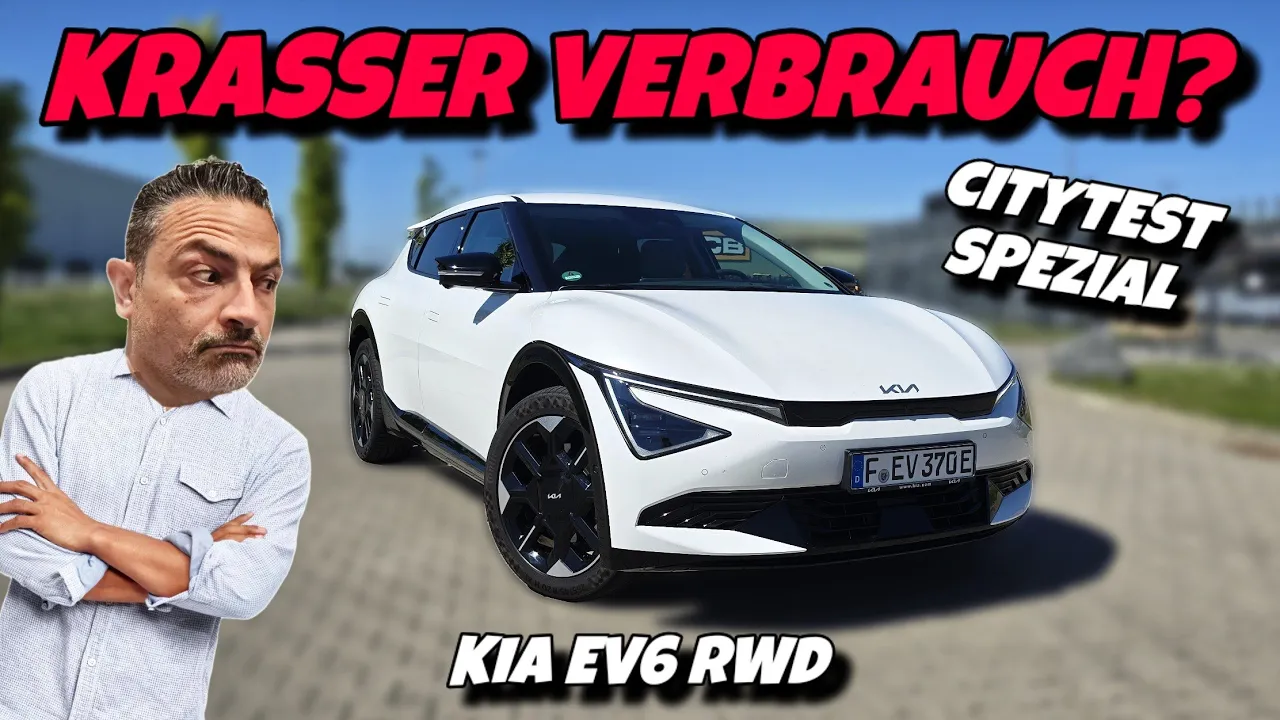 Kia EV6 Rwd Citytest Stadtverbrauch Parklückentest und mehr.  #elektroauto
