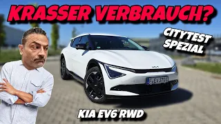 Kia EV6 Rwd Citytest Stadtverbrauch Parklückentest und mehr.  #elektroauto
