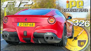 V12 MADNESS!! FERRARI F12 - iPE STRAIGHT X-PIPE will BLOW YOUR MIND!