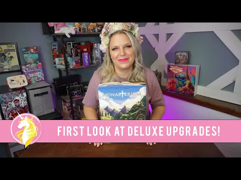 First Look at the Deluxe Kickstarter Version of Monasterium! Hitting Kickstarter soon!