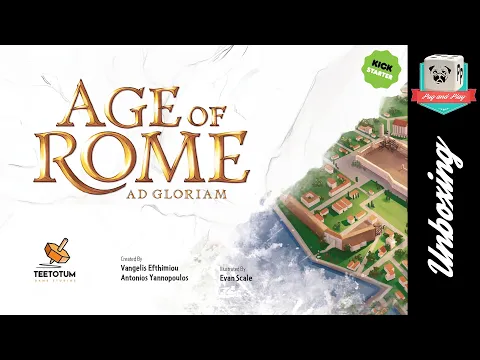 [Ubx/Découverte] Age of Rome (prototype) - Alors, on ouvre la boite?