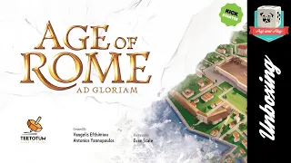 [Ubx/Découverte] Age of Rome (prototype) - Alors, on ouvre la boite?
