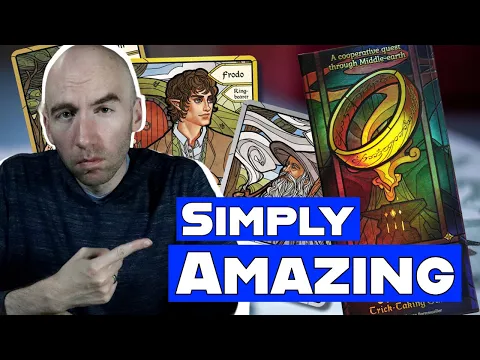 Your New FAVORITE Card Game To Rule Them ALL | Fellowship of the Ring Trick Taking Board Game Review