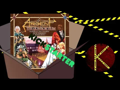 Argent The Consortium 2nd ed Kickstarter Unboxing Technomancer Pledge