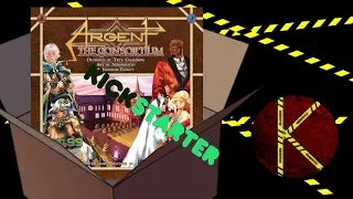Argent The Consortium 2nd ed Kickstarter Unboxing Technomancer Pledge