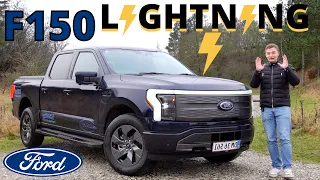 Her er den STØRSTE ELBIL du kan købe... Ford F150 Lightning TEST