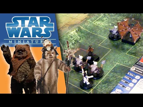 TINY PLASTIC EWOKS! - Star Wars Miniatures Gameplay