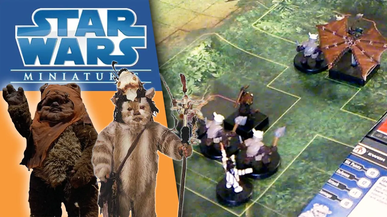TINY PLASTIC EWOKS! - Star Wars Miniatures Gameplay
