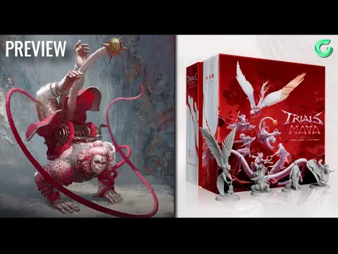 Trials of Maya - Highlights from this impressive board game currently funding on Gamefound!