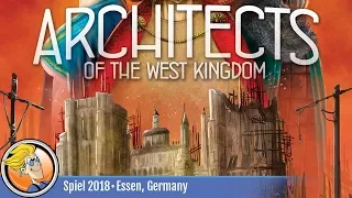 Architects of the West Kingdom — game overview at SPIEL '18