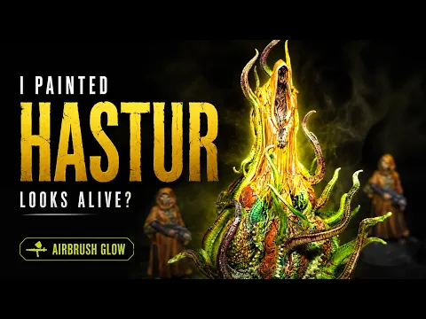 I Painted HASTUR From Death May Die (And It Looks Alive) #cthulhu #lotusthalia #hastur