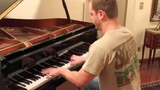 The Pirates of Caribbean theme song on piano - He´s a Pirate