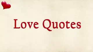 Most Heart Touching Love Quotes