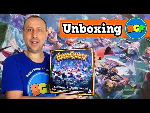L'Ascesa della Luna del Terrore | Unboxing e recensione materiale | Espansione del gioco HeroQuest
